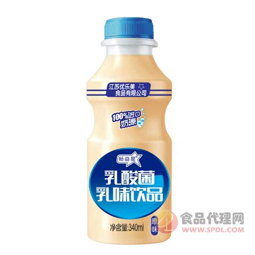 畅益星乳酸菌饮品原味340ml