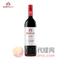 澳洲巴富乐B520 西拉干红葡萄酒 750ml