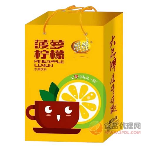 维维菠萝柠檬水果饮料礼盒