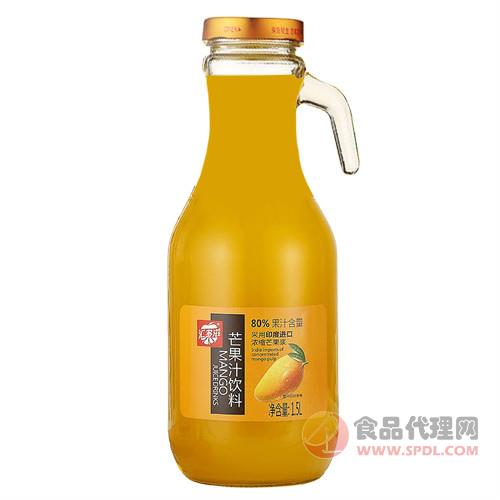 汇多滋芒果汁饮料手柄瓶1.5L