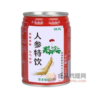 润风人参特饮草本植物饮料240ml