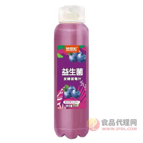 常想知益生菌发酵蓝莓汁复合果汁饮料1.5L