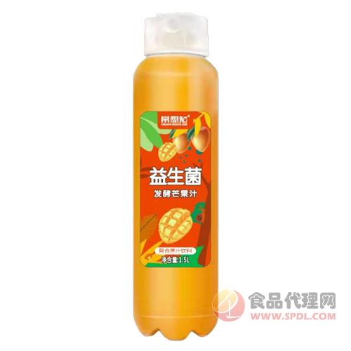 常想知益生菌发酵芒果汁复合果汁饮料1.5L