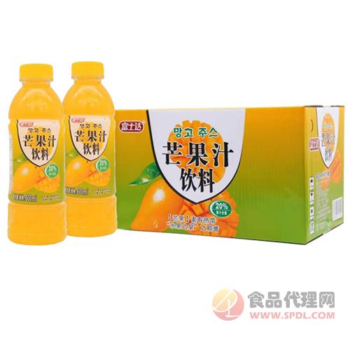 富士达芒果汁饮料600mlx15瓶