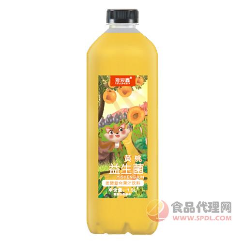 豫浪鑫黄桃益生菌发酵复合果汁饮料1.5L