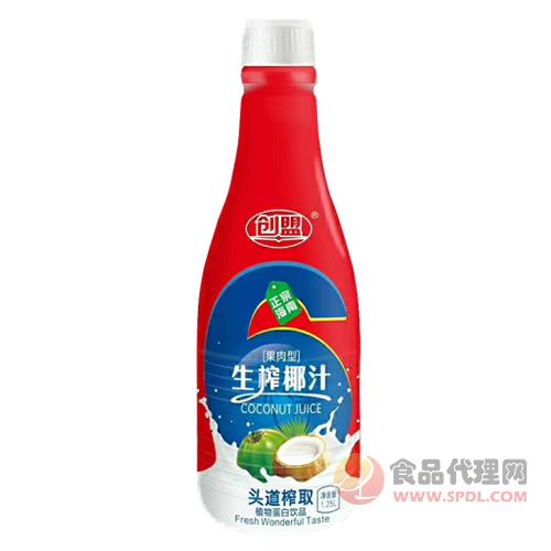 创盟生榨椰汁植物蛋白饮料1.25L