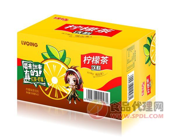 绿情柠檬茶饮料500ml*15罐