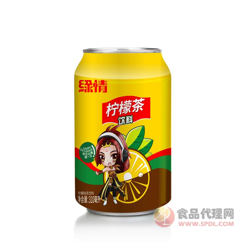 绿情柠檬茶饮料310ml