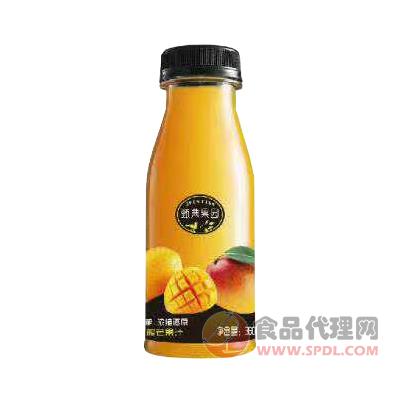 甄典果园鲜榨芒果汁饮料350ml