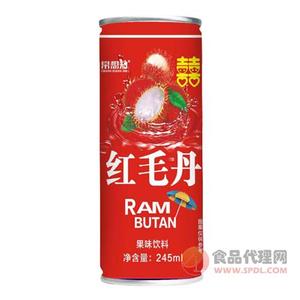 常想知紅毛丹果味飲料245ml