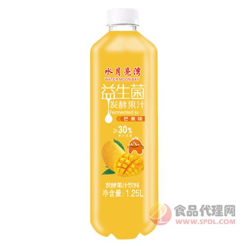 水月亮湾益生菌发酵芒果汁饮料1.25L