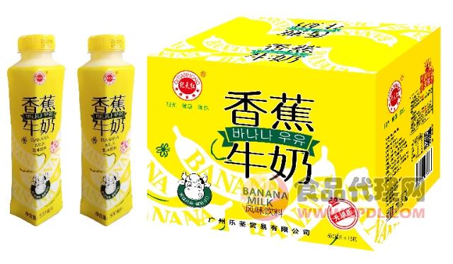 金登河香蕉牛奶500ml