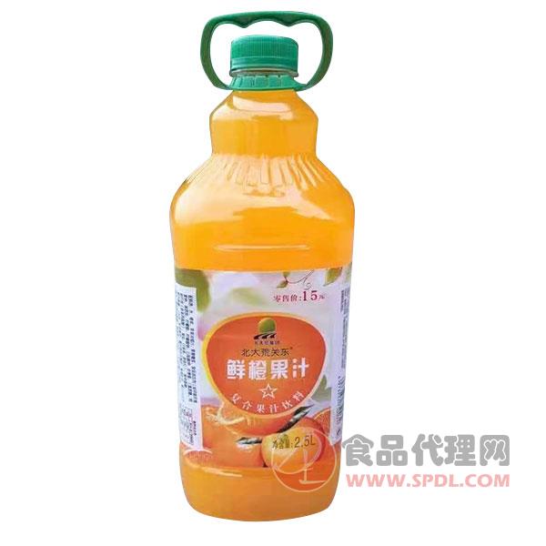 北大荒关东鲜橙果汁2.5L