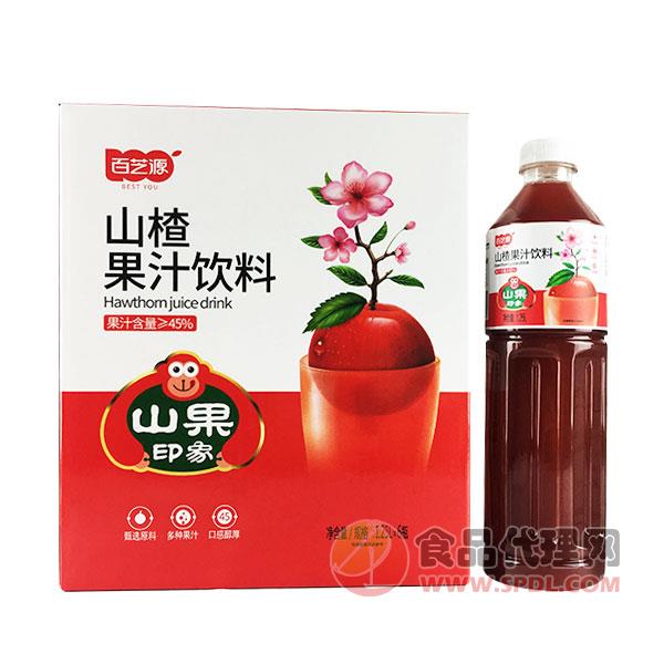 百芝源山楂果汁饮料1.25L*6瓶