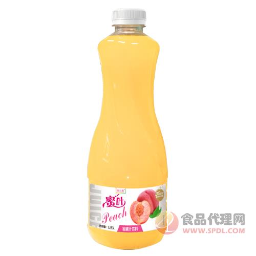 豫浪鑫蜜叶蜜桃汁饮料1.25L