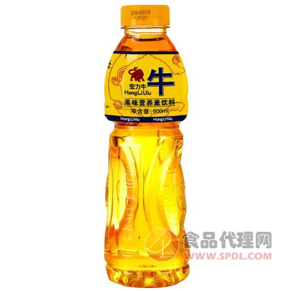 宏力牛果味營(yíng)養(yǎng)素飲料600ml黃標(biāo)