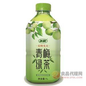 茶能青梅绿茶饮料（信阳毛尖）1L