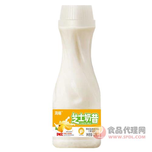 鸿畅芝士奶昔果粒乳酸菌饮品（黄桃味）1.25L