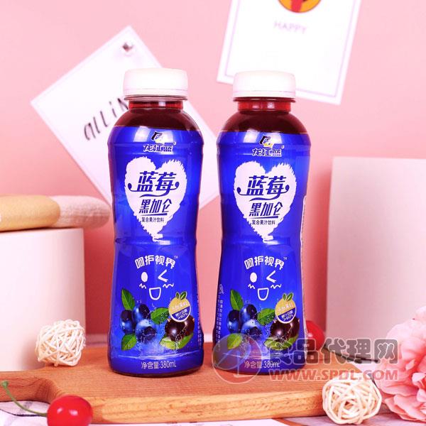 龙江蓝蓝莓黑加仑复合果汁饮料380ml