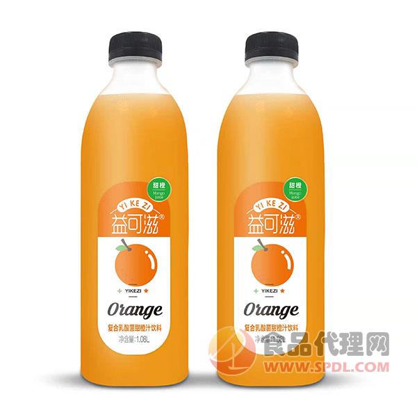 益可滋复合乳酸菌甜橙汁1.08L