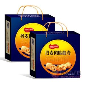 福生喜蓝盒丹麦风味曲奇饼干400g