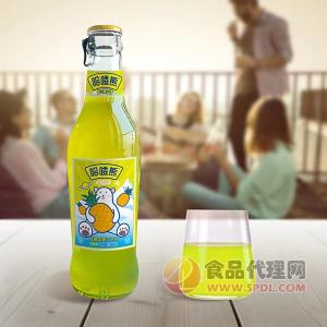 哈喽熊果汁汽水菠萝味330ml