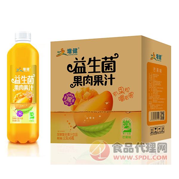 增健益生菌发酵芒果汁1.5Lx6瓶
