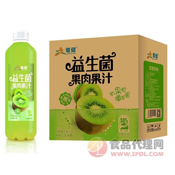 增健益生菌发酵猕猴桃汁1.5Lx6瓶