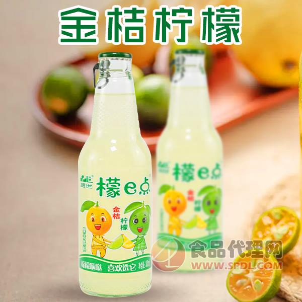 品世檬e点金桔柠檬汁饮料300ml